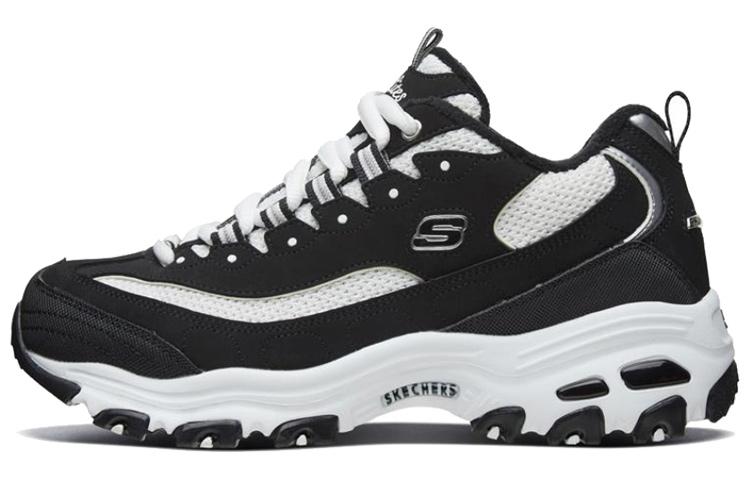 Skechers D Lites 1.0 Running Shoes 'Black And White' Women's
