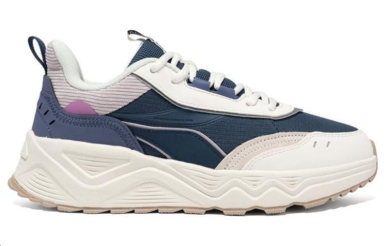 361° Low-Top Casual Shoes Women's White Nostalgic Blue