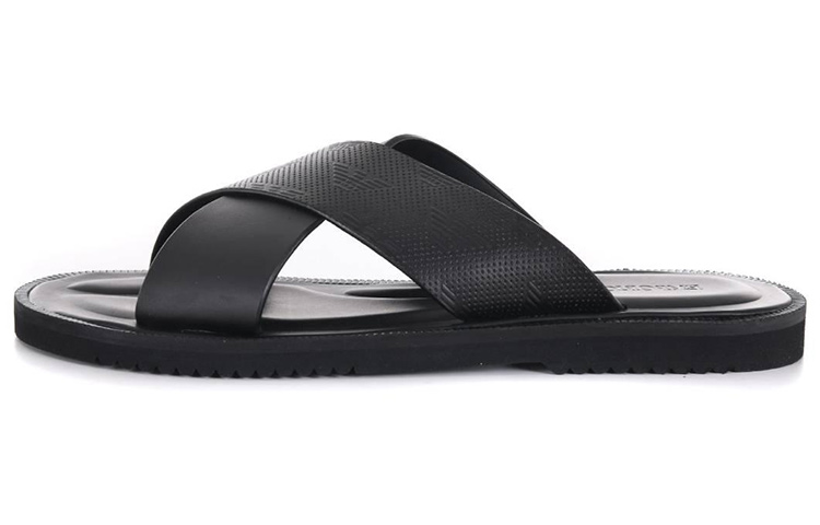 EMPORIO ARMANI Logo Debossed Slip On Slides