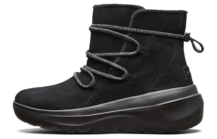 Skechers Skyhigh Ultra Abrasion Resistant Short Snow Boots Women's Black