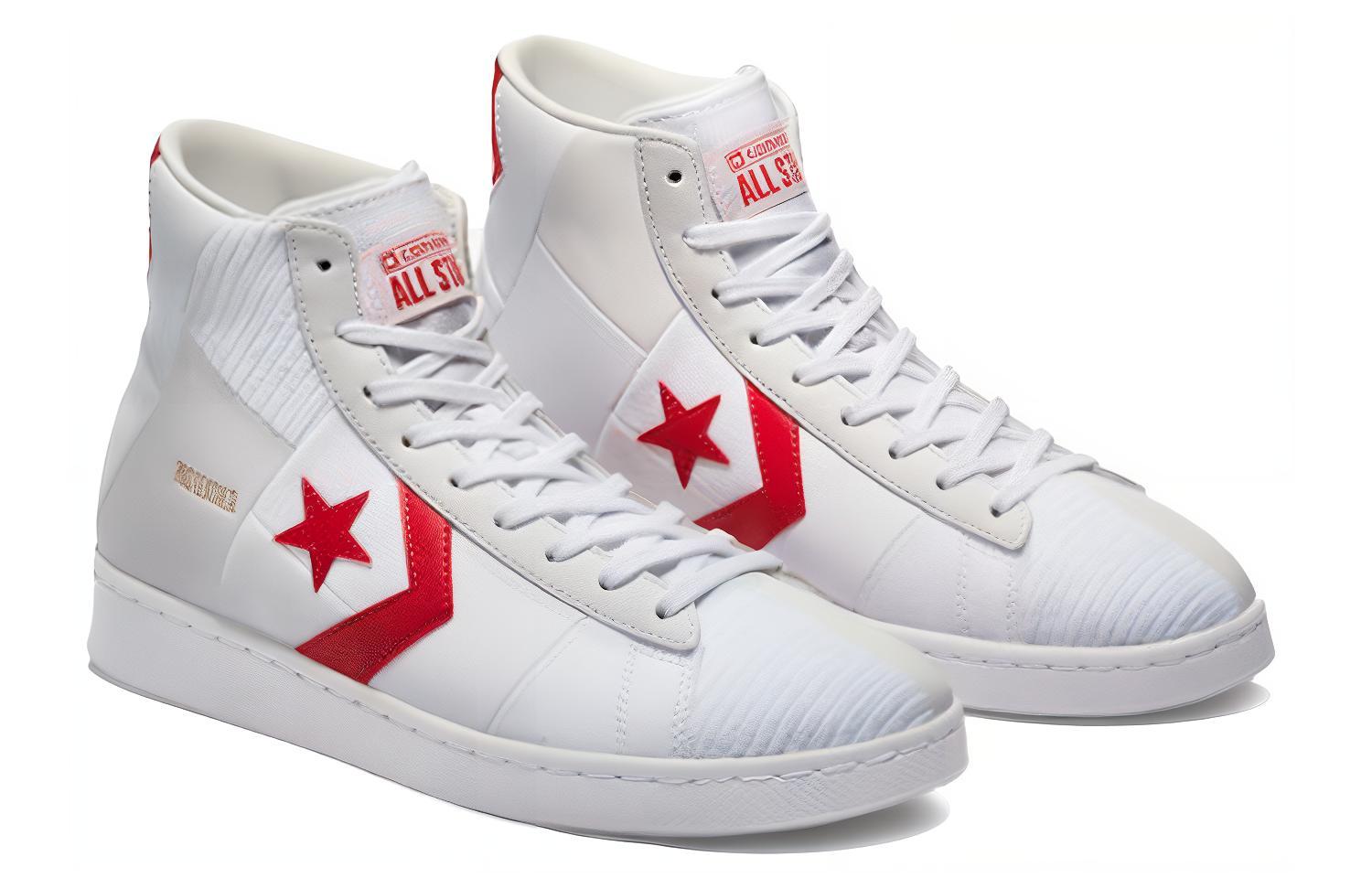 Converse Pro Leather High 'Summer Drip White University Red' купить в интернет-магазине Yoocart с быстрой доставкой по России.