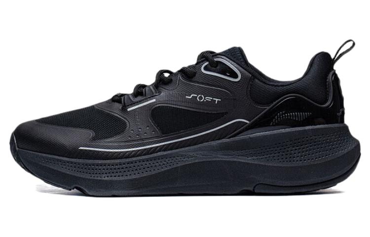 LiNing SOFT GO Go Slip-Resistant Low-Top Casual Shoes Men's Black