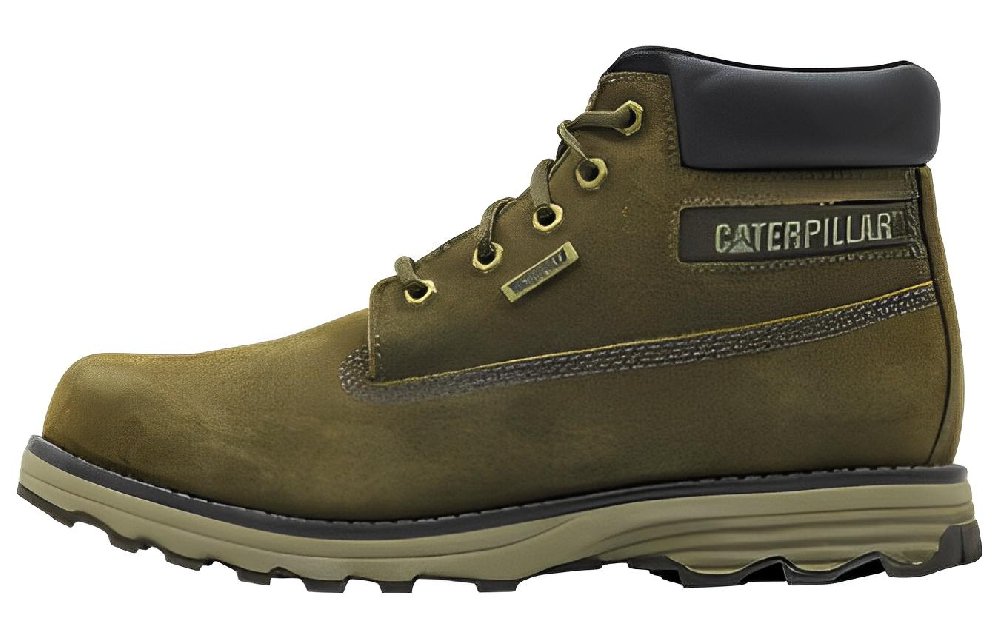 CAT Founder WP TX Wear-Resistant Slip-Resistant Ankle-Length Outdoor Boots Dark Gray