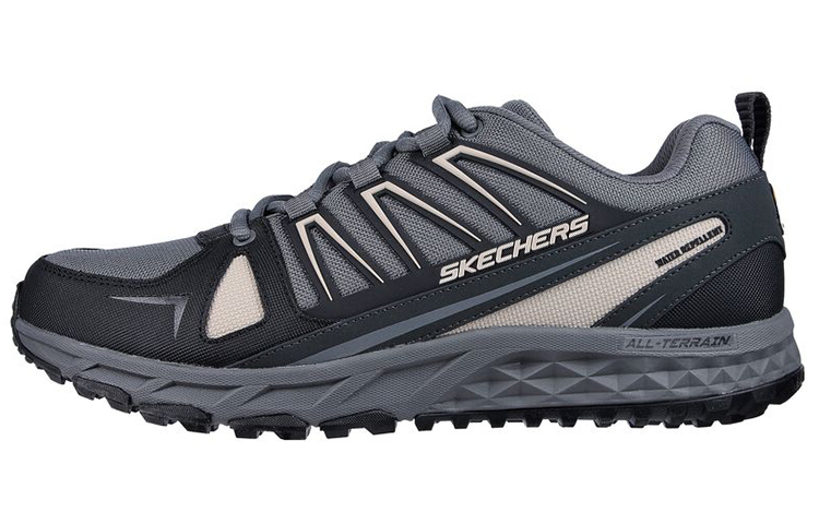 Skechers Escape Plan Low Top Hiking Shoes Men's Black Gray