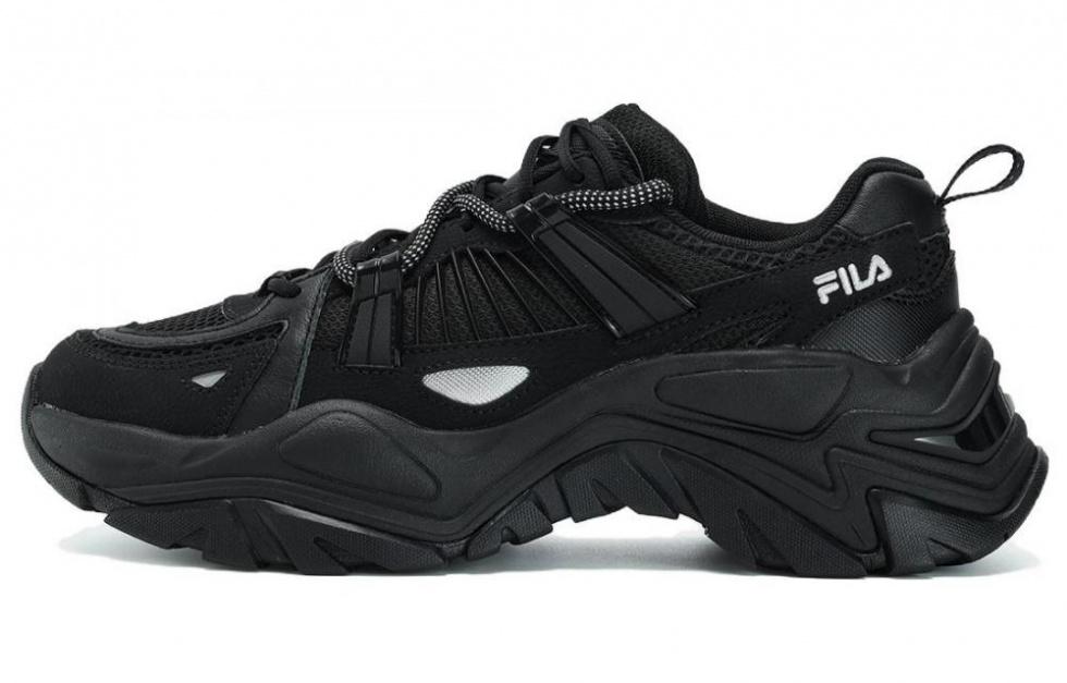 FILA Толстоподошвенные кроссовки Low Top Черные Женские
