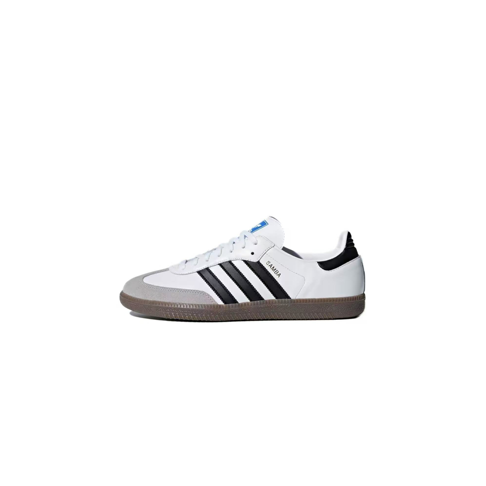 Adidas Originals SAMBA OG Abrasion Resistant Low Top Skateboard Shoes Unisex Beige Black купить в интернет-магазине Yoocart с быстрой доставкой по России.