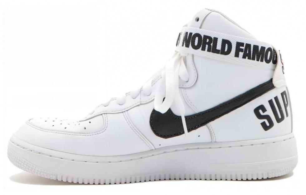 Nike Air Force 1 High Supreme World Famous White
