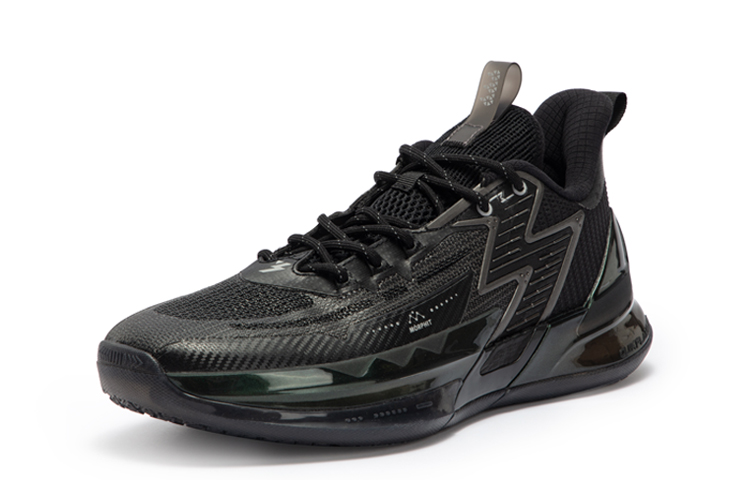 361° BIG3 4.0 PRO Basketball Shoes Men Low-Top Obsidian Black/Obsidian Black