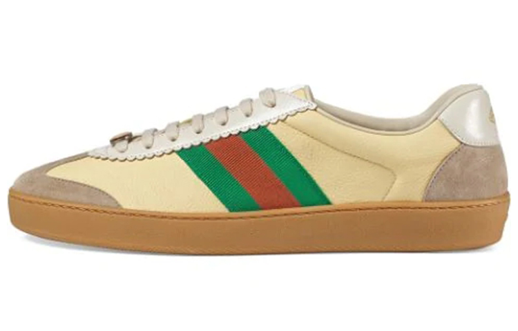 GUCCI G74 Web Sneakers Oatmeal