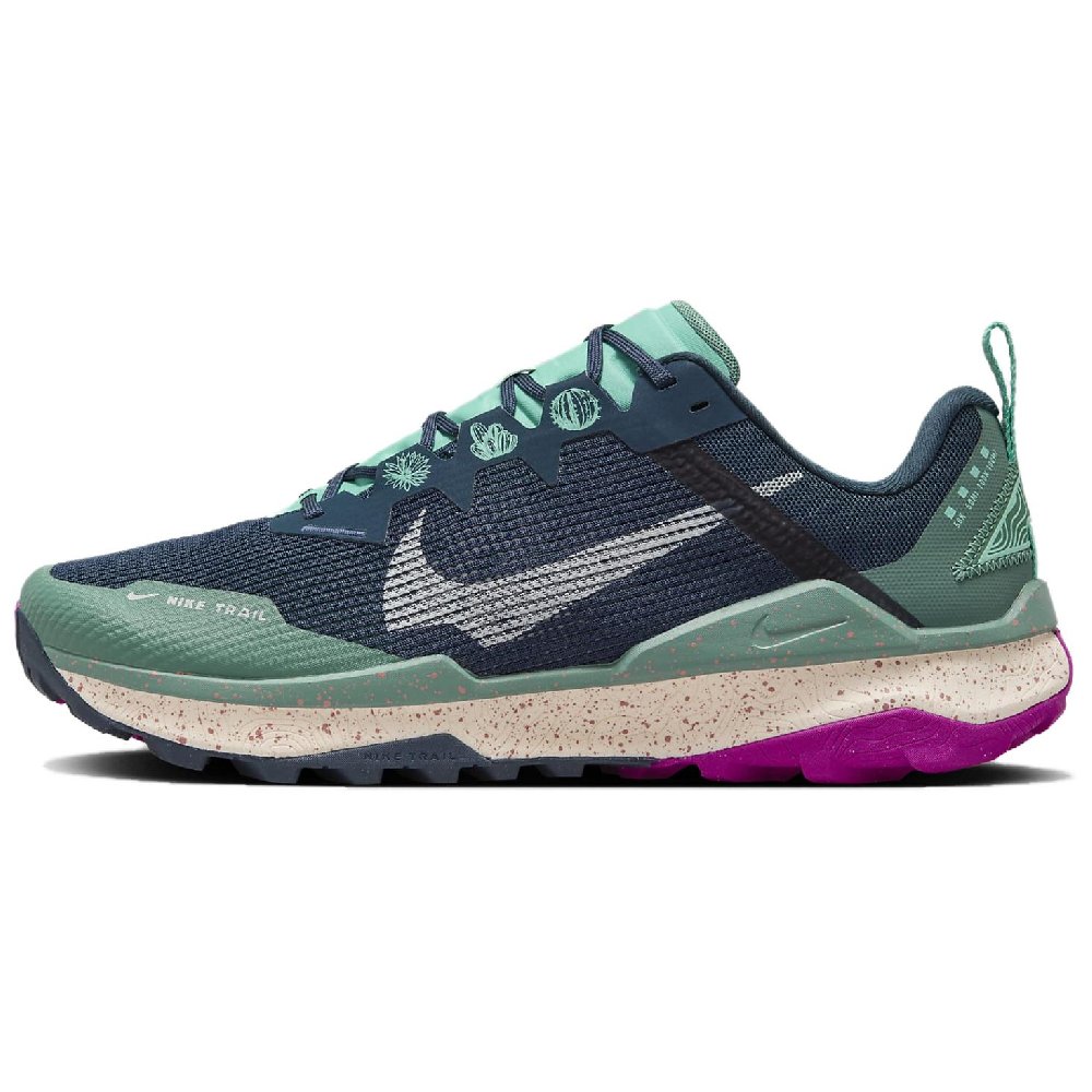 Nike Wildhorse 8 Slip-Resistant Low-Top Trail Running Running Shoes Men's Dark Blue