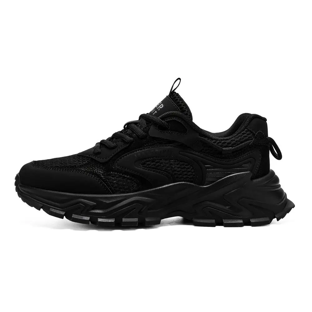 JEEP SPIRIT Low Top Chunky Sneakers Men's Graphite Black