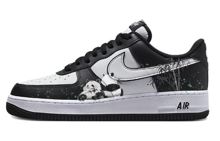 Nike Air Force 1 Low-Top Skateboard Shoes Unisex White Black