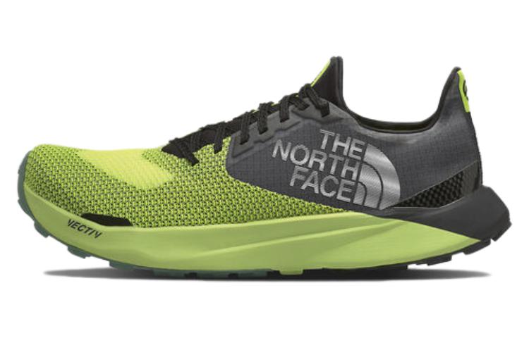 THE NORTH FACE Vectiv Traval Anti Slip Wear Resistant Low Top Running Shoes Men's Green Gray