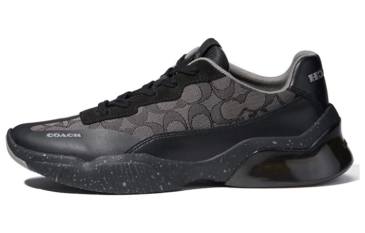 COACH Low top Sports Casual Shoes Men's Black