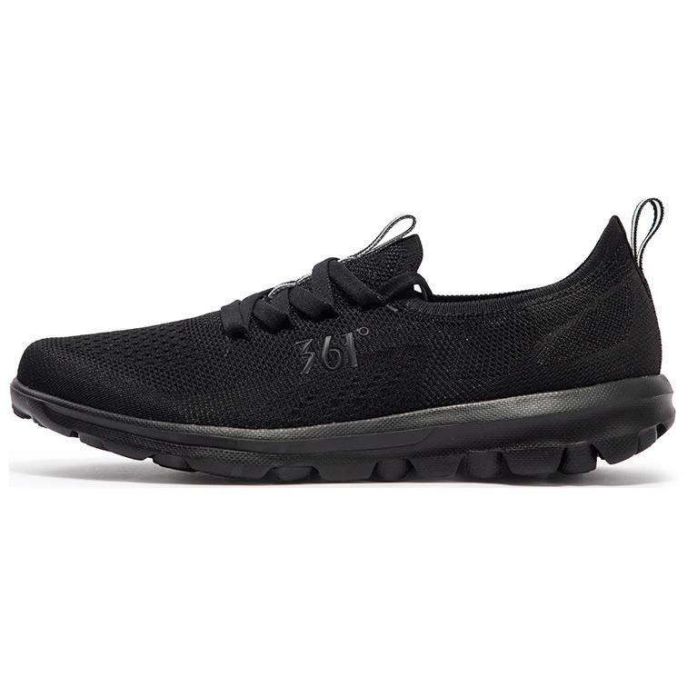 361° Anti Slip Wear Resistant Low Top Casual Shoes Men's Obsidian Black