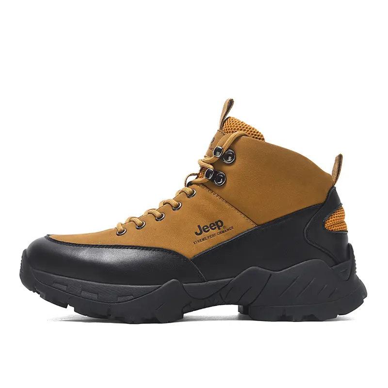Jeep High Top Mountaineering Hiking Shoes Men's