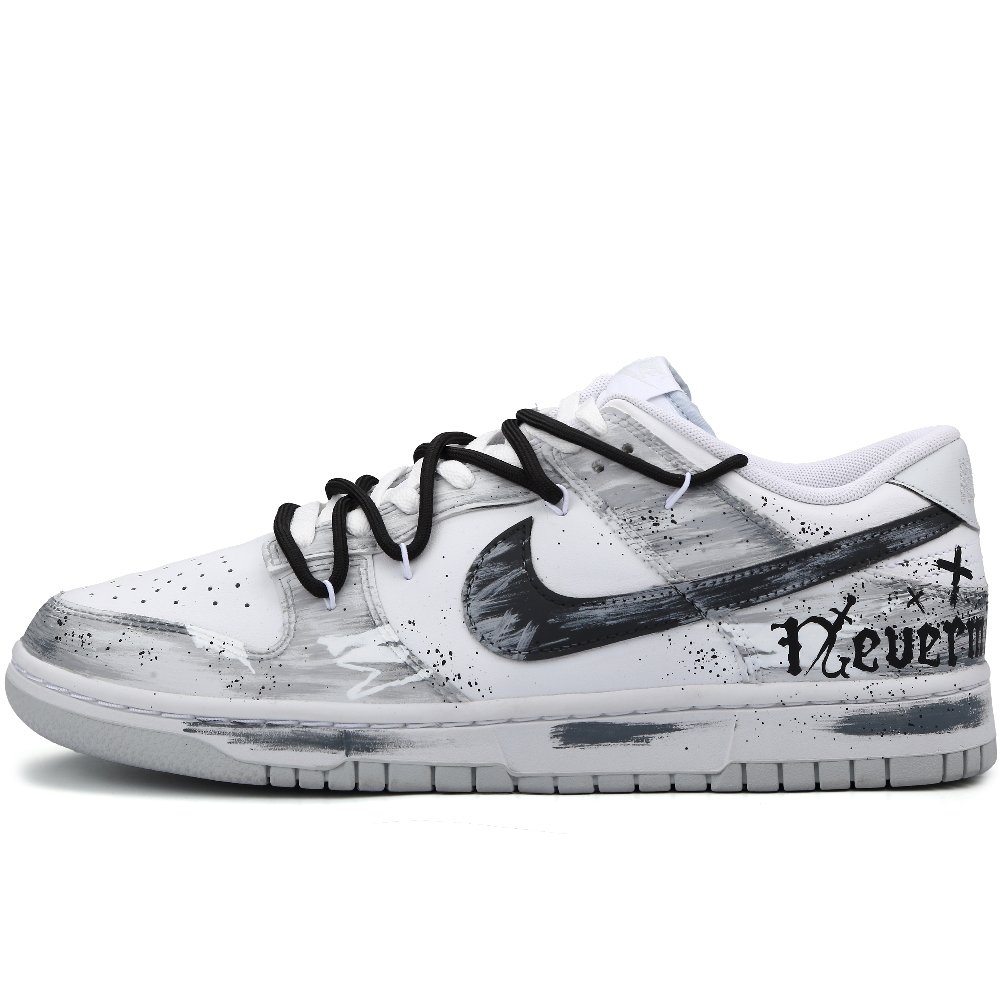 Nike Dunk Reverse Destiny Anti-Slip Wear-Resistant Low-Top Skateboard Shoes Men's Light Gray
