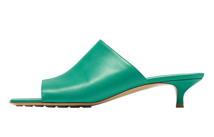 Bottega Veneta Stretch Odor Resistant Slide Slippers Women's Turquoise Color