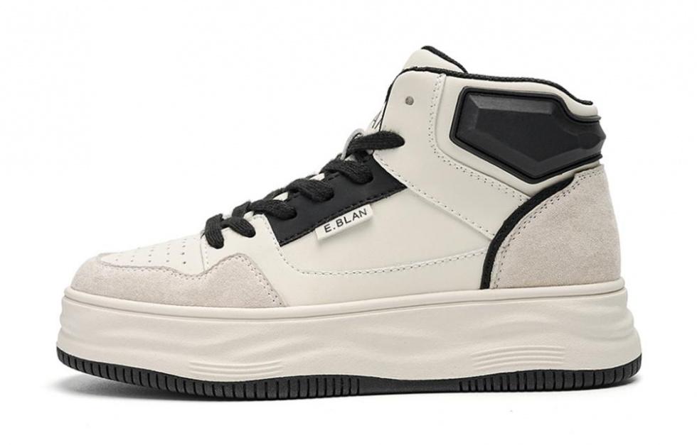 EBLAN High-Top Skateboard Shoes Women's Black