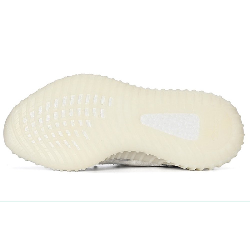 Adidas Originals Yeezy Boost 350 V2 Abrasion-Resistant Low-Top Casual Shoes Unisex White Green