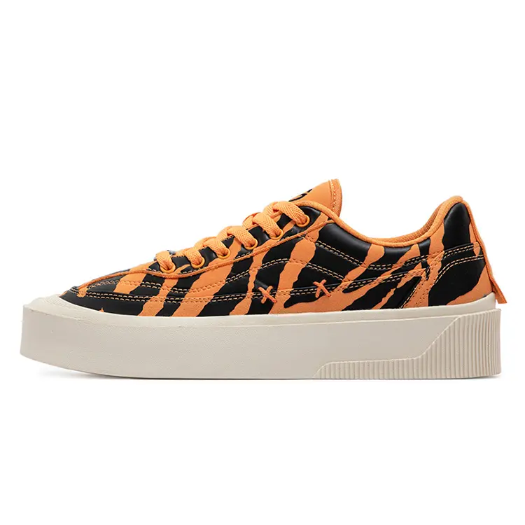 361° Dune Series Anti-Slip Wear-Resistant Low-Top Skateboard Shoes Men's Black Orange
