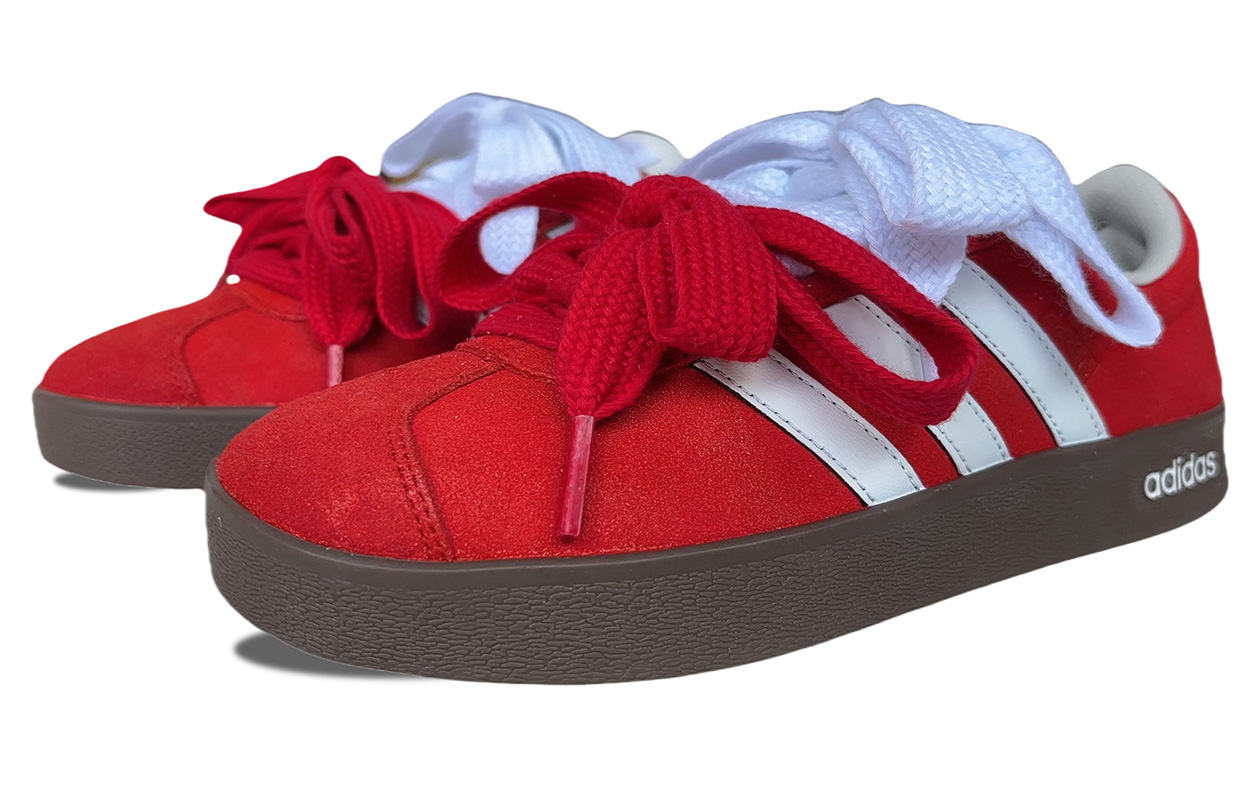 Adidas Neo VL Court Lifestyle Slip Resistant, Abrasion Resistant, Lightweight Low Top Skateboard Shoes Unisex Red купить в интернет-магазине Yoocart с быстрой доставкой по России.