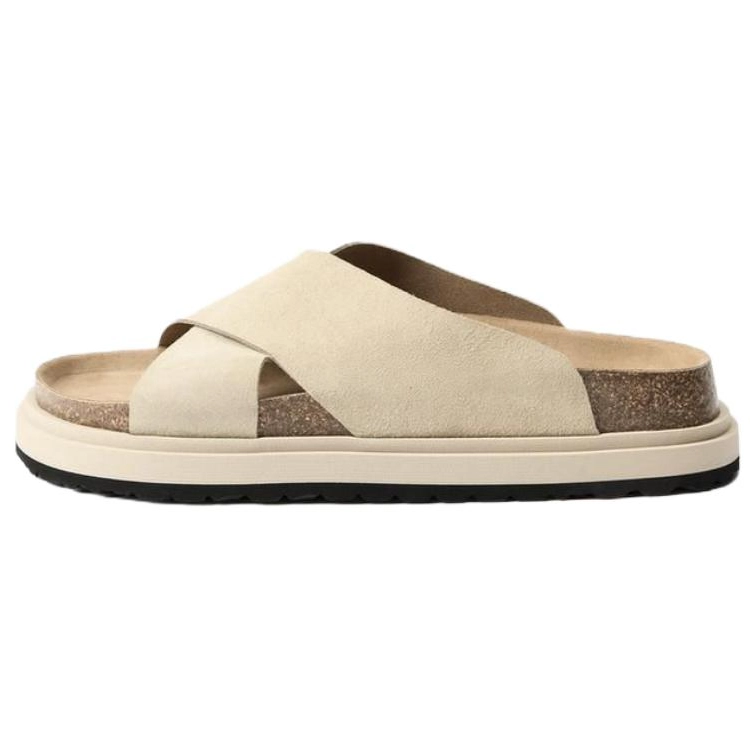 ZARA EVA Slide Slippers Men's Beige