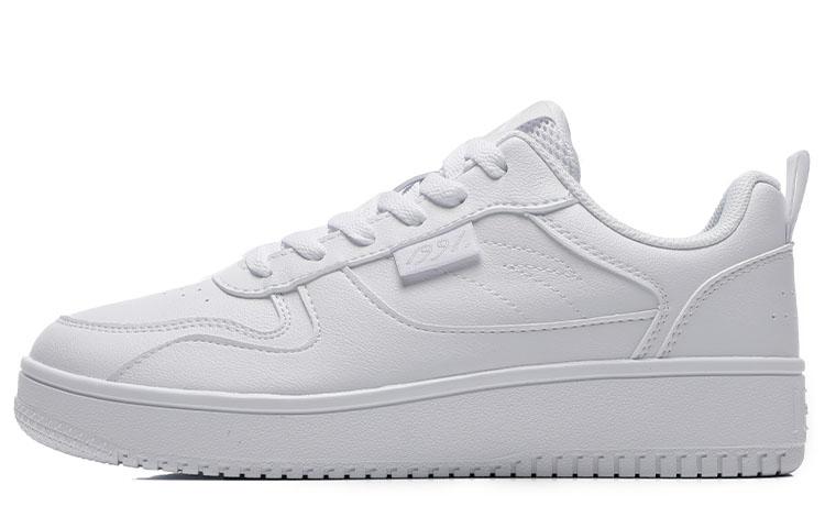 Anta Life Collection Slip-Resistant Cushioning Wear-Resistant Low-Top Skateboard Shoes Men's Anta White