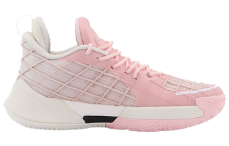 Anta Light Horseman 3 Cushioning Anti-Slip And Wear-Resistant Low-Top Performance Basketball Shoes Women's Pink White