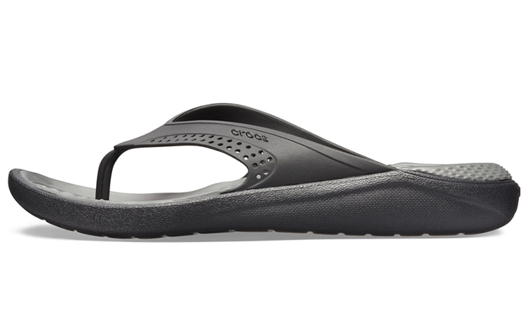 Crocs LiteRide Minimalistic Beach Flip Flops Dark Grey