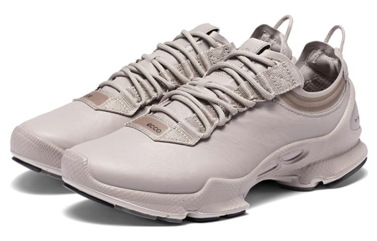 Ecco Biom C Cushioned Slip Resistant Abrasion Resistant Low Top Casual Shoes Women's Gray Pink