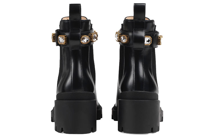 GUCCI Women's Leather Ankle Boot 'Belt Black' Women's купить в интернет-магазине Yoocart с быстрой доставкой по России.