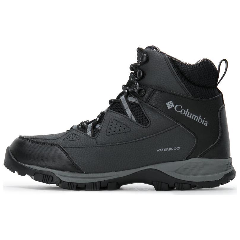 Columbia Wear-Resistant High-Top Trekking Shoes Men's Black