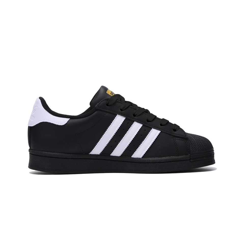 Adidas Originals SUPERSTAR Anti Slip Wear Resistant Low Top Skateboard Shoes Unisex Black