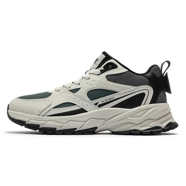 361° Slip Resistant, Abrasion Resistant, Thermal Mid Top Casual Shoes Men's White Gray