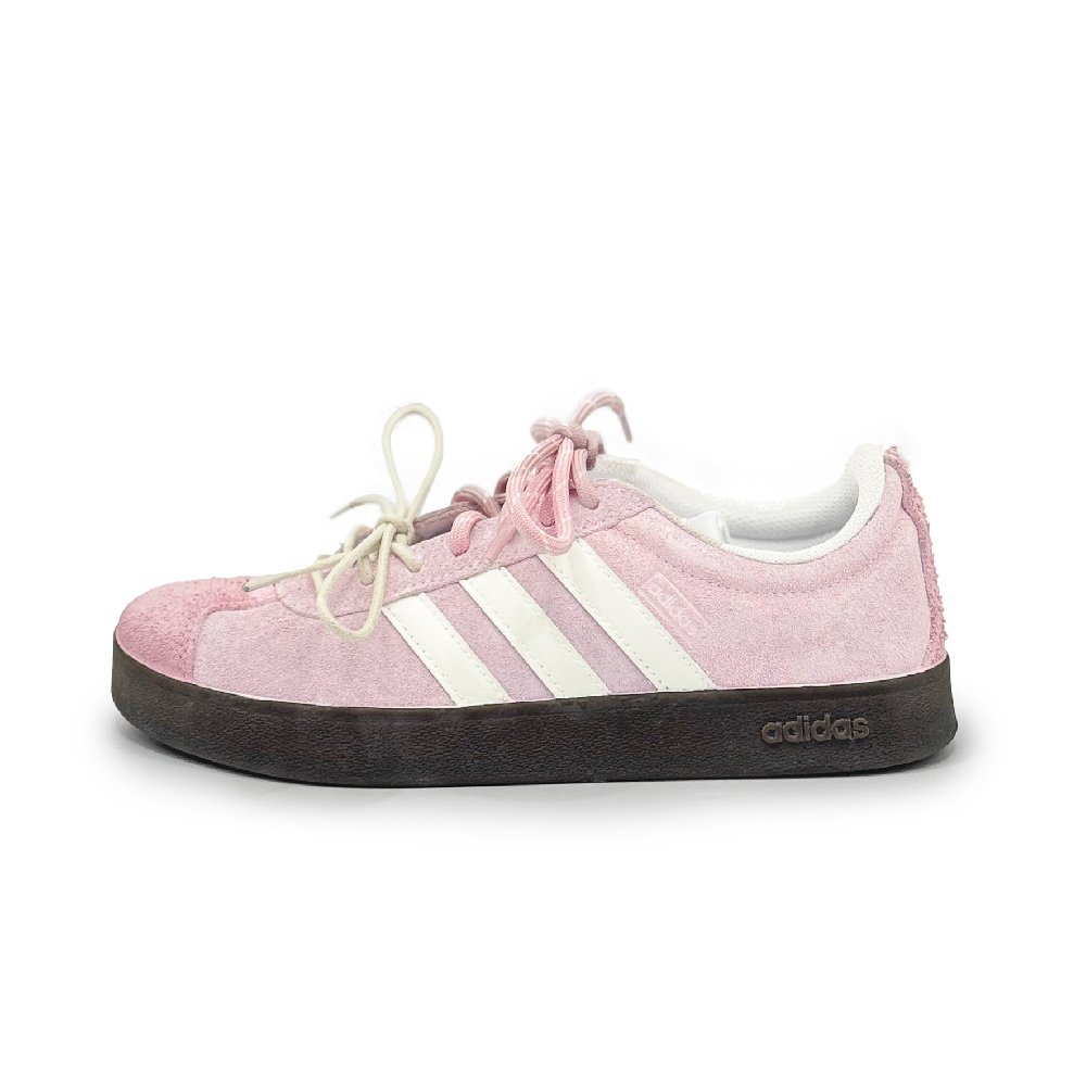 Adidas VL COURT 2.0 Berry Cheese Cushioning, Wear Resistant Low Top Skateboard Shoes Unisex Pink