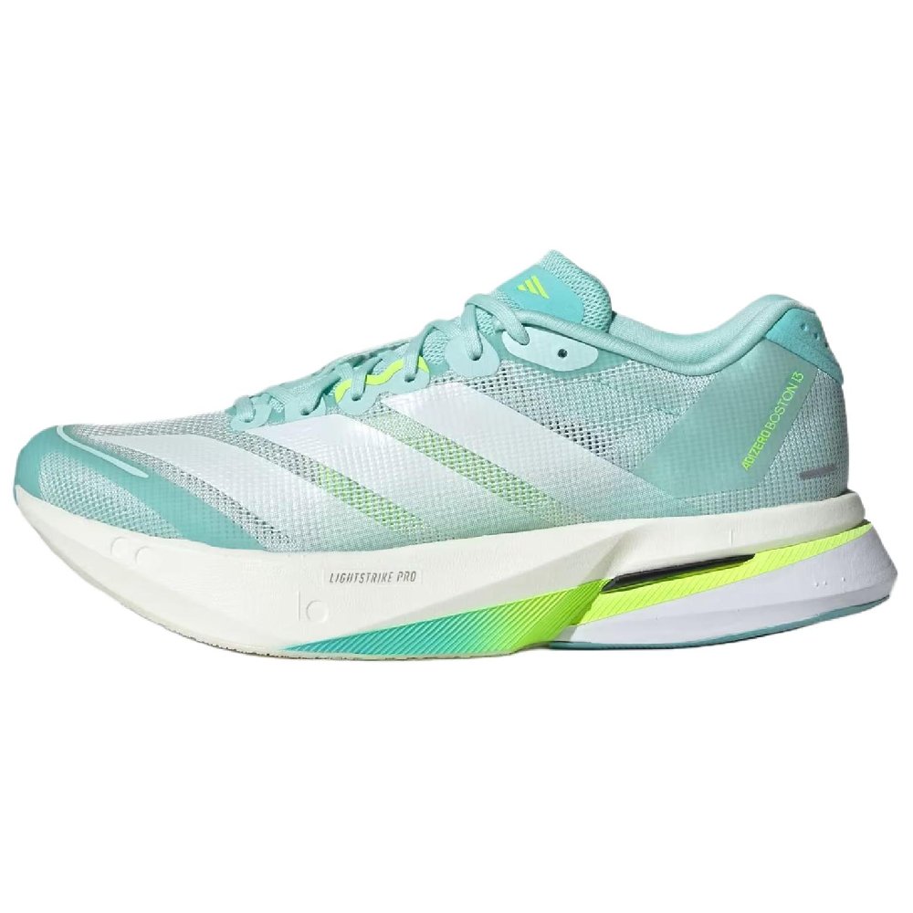 Adidas Adizero Boston 13 Semi Flash Aqua Zero Metalic Lucid Lemon Women's