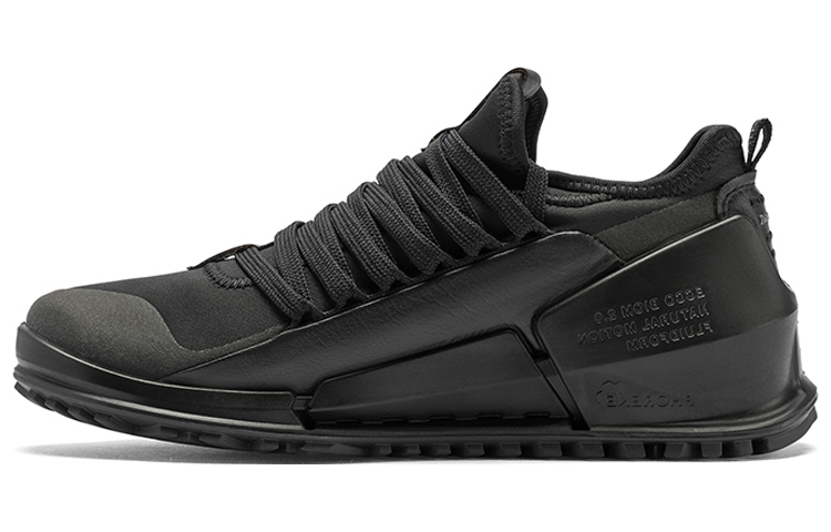 Ecco Walking Shoes Collection Shock Absorbers Slip Resistant Abrasion Resistant Low top Casual Shoes Women's Black