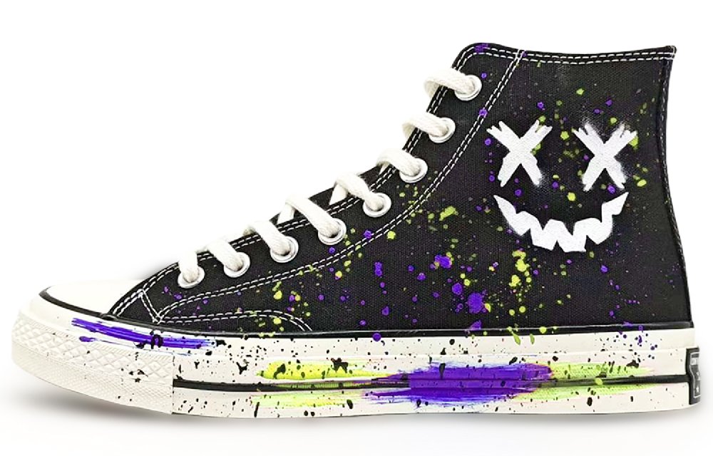 Converse Chuck 70 Abrasion Resistant High Top Canvas Shoes Unisex Black