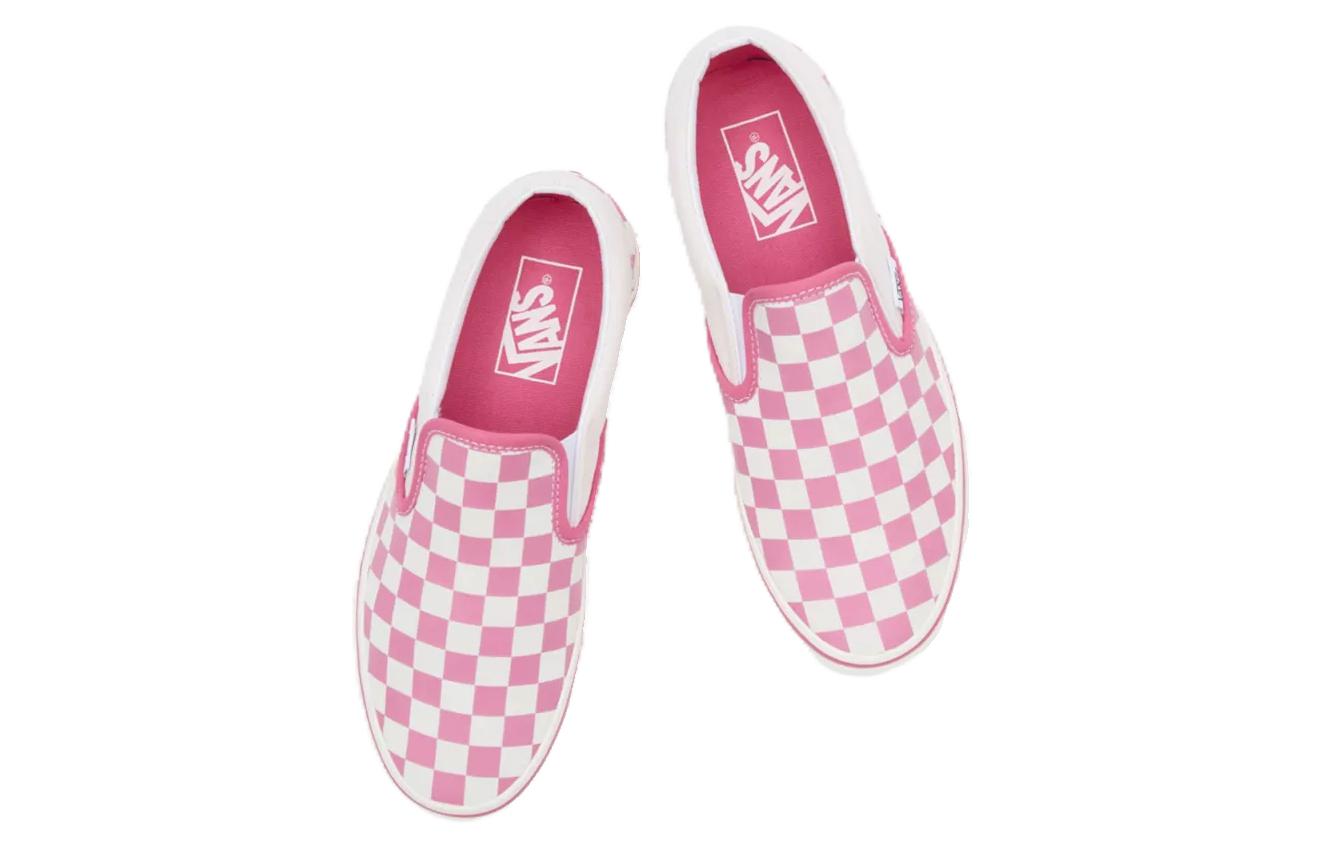 Slip-On Classic Vans 'Checkerboard - Pink' купить в интернет-магазине Yoocart с быстрой доставкой по России.