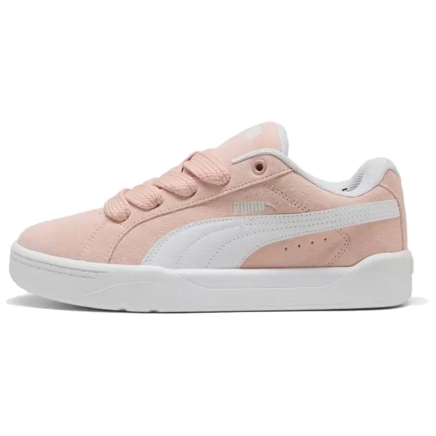 PUMA Park Lifestyle Abrasion Resistant Low Top Skateboard Shoes Unisex Light Pink