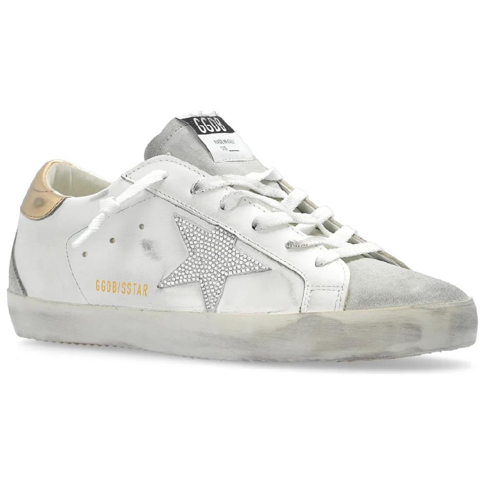 Golden Goose Super Star Low Top Skateboard Shoes Women's White