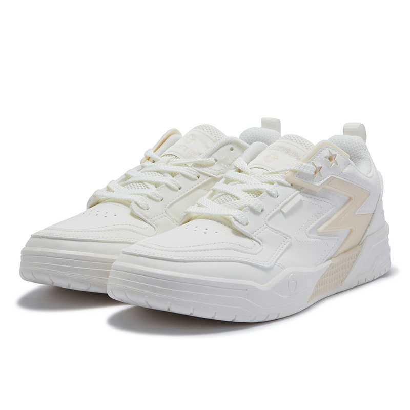 361° Anti Slip Wear Resistant Mid Top Skateboard Shoes Men's Ecru купить в интернет-магазине Yoocart с быстрой доставкой по России.