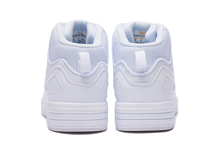 361° Abrasion Resistant Breathable High Top Skateboard Shoes Women's White