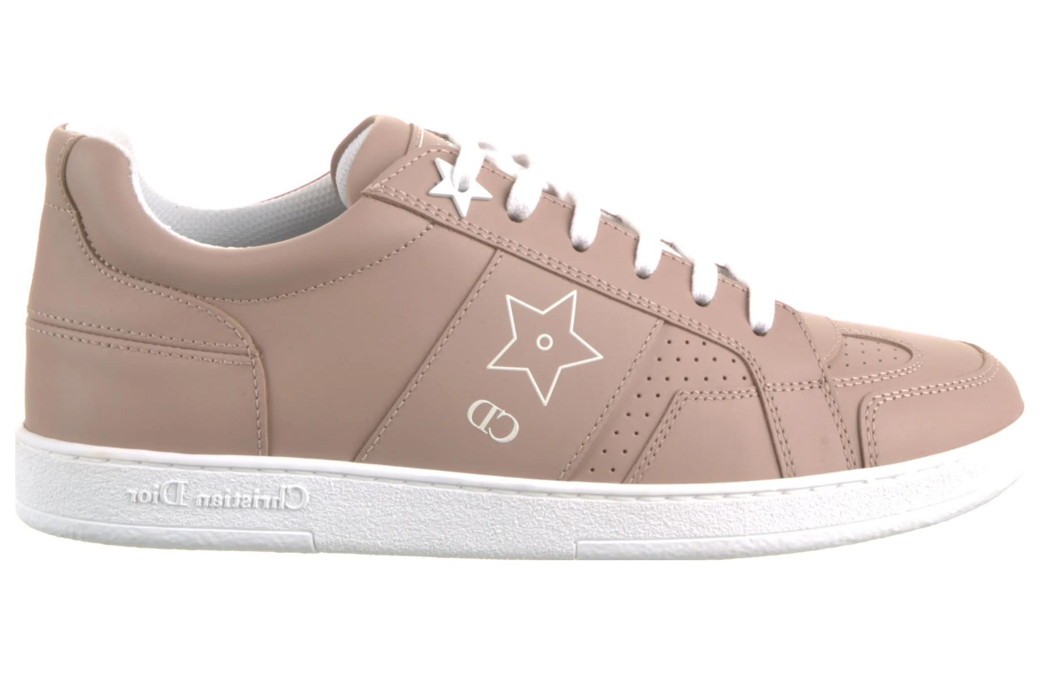 DIOR Star Low top Stylish Skateboarding Shoes Women's Nude