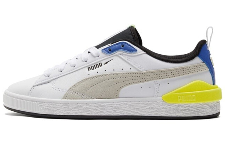 PUMA Suede Bloc 'White Silver Blue'