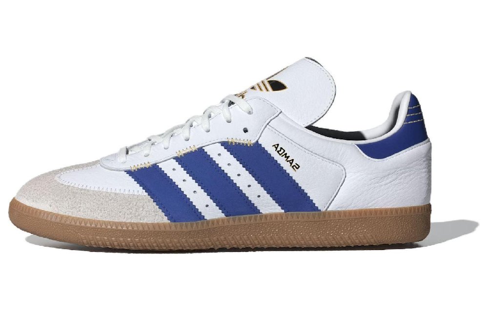 adidas originals Samba OG Oversized Logo White Semi Lucid Blue