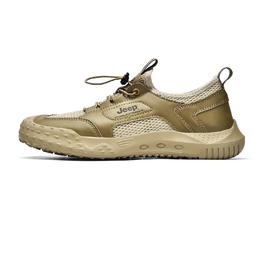 Jeep Low Top Outdoor Shoes Men's Khaki