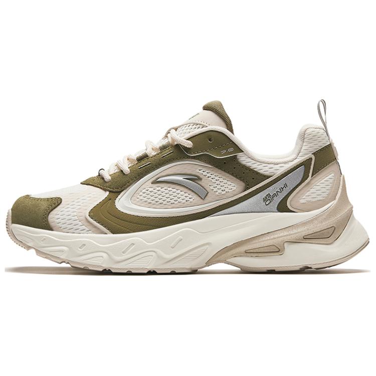 Anta Millennial Cushioning Anti-Slip And Wear-Resistant Low-Top Casual Shoes Men's White Gray Green