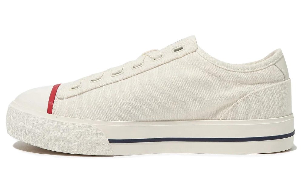 FILA Como V2 Abrasion Resistant Low Top Canvas Shoes Unisex Beige